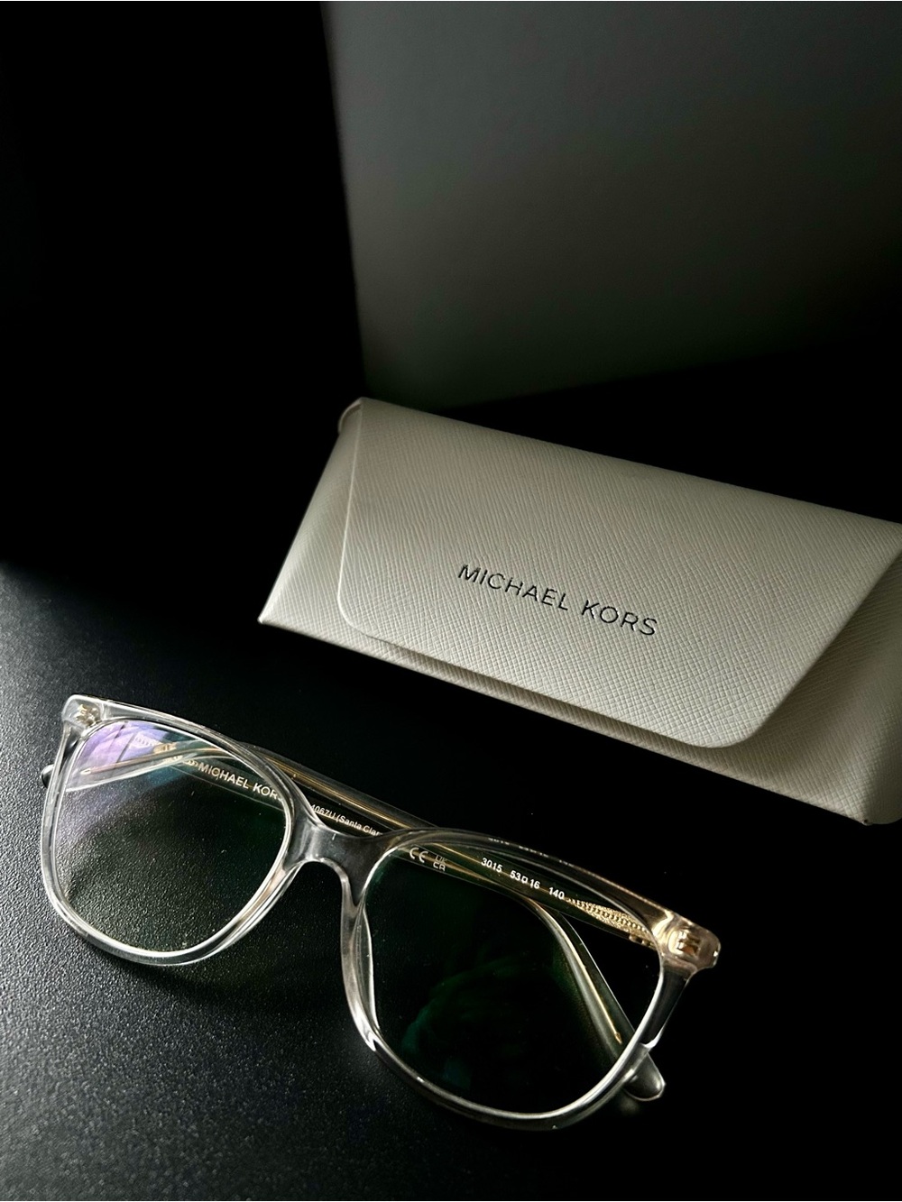 Michael Kors Santa Clara Clear Frame Glasses
